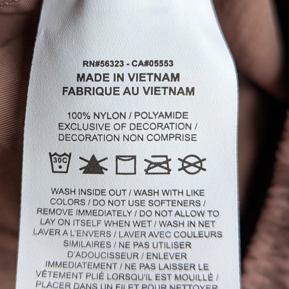 Nike NSW Essential High Rise Woven Cargo Windbreaker Pants Size XL Smoky Mauve - Picture 8 of 10